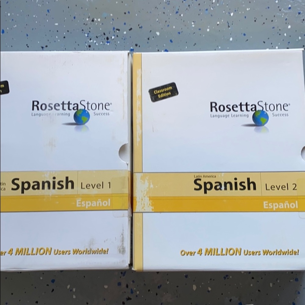 Rosetta Stone Spanish Level 1 & 2 Classroom Discs